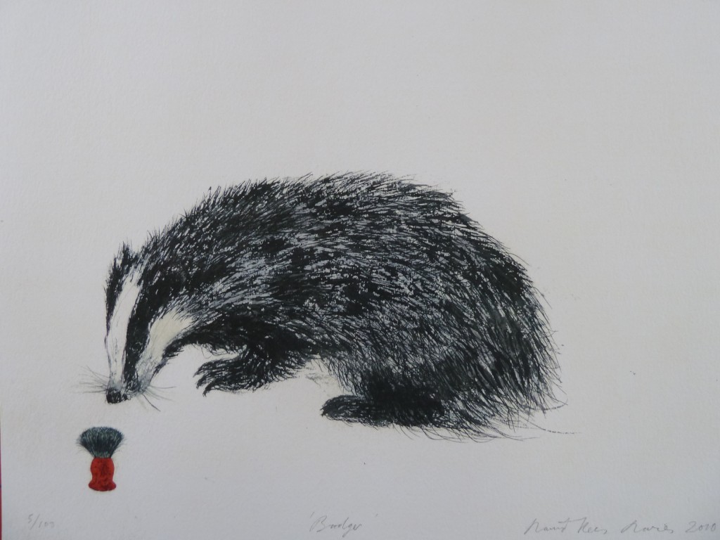 badger editioned print